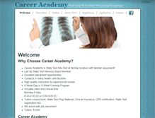 Tablet Screenshot of careeracademymemphis.com